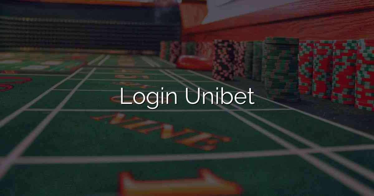 Login Unibet